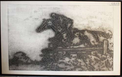 Artist 20th Century, Jockey, art print on paper, f…