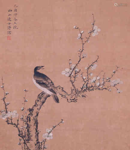 A Flower-and-bird Painting , Fu Ru mark