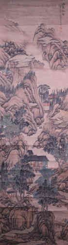 A Landscape Painting,Zhang Quan mark