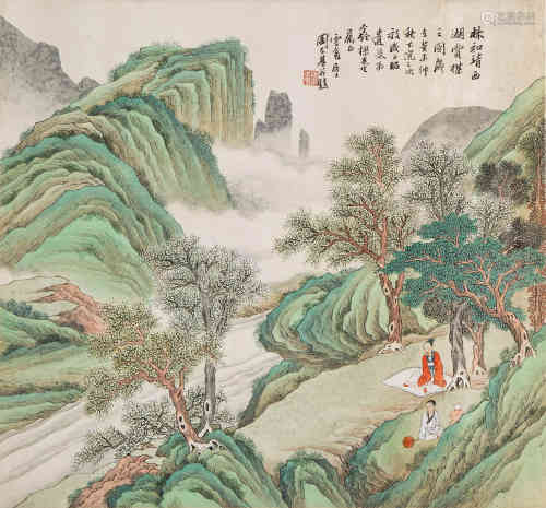 A Chinese Painting, Zhou Piji, Landscape