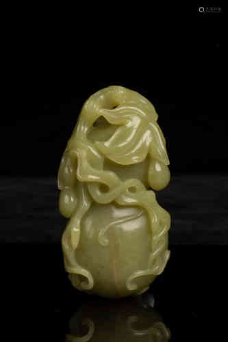 A Jade Gourd Carving