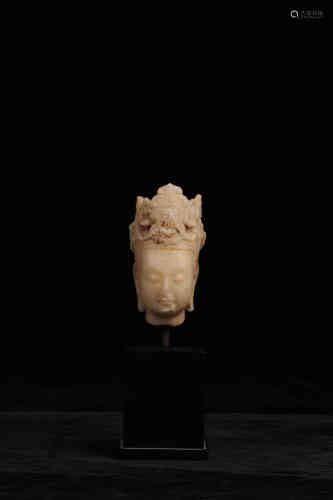 A Stone Carved Budda Head