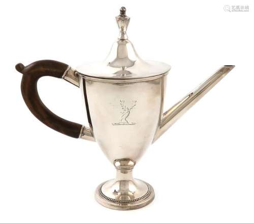 A George III old Sheffield plated argyle, unmarked…