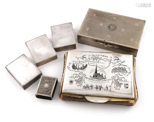 A mixed lot of silver items, comprising: an Austri…