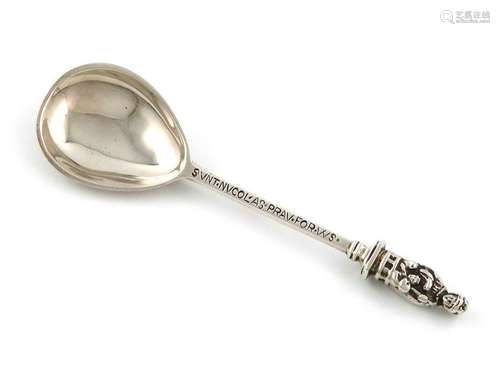 An Edwardian silver Apostle spoon, by Nathan and H…