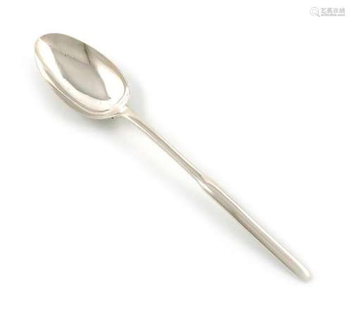 An 18th century American silver marrow spoon, by T…