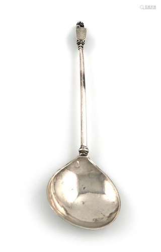 A late 17th century Dutch silver spoon, maker's ma…