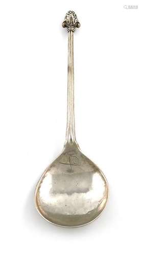 A 17th century Scandinavian silver spoon, mark wor…