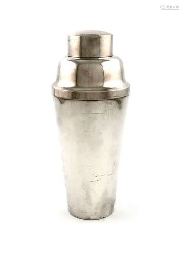 An American silver cocktail shaker, by Gorham and …