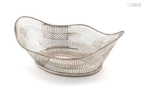 A Dutch silver basket, by Voorschoten circa 1950, …