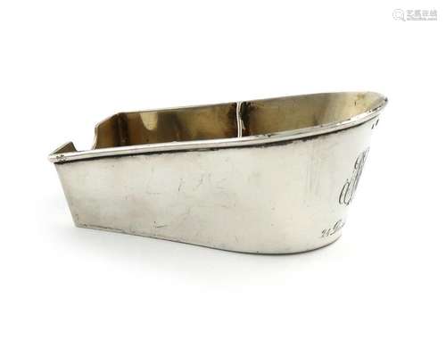 A 19th century Russian silver cigar ashtray, maker…