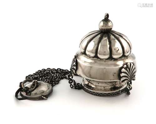 A 19th century Russian silver incense burner, St. …