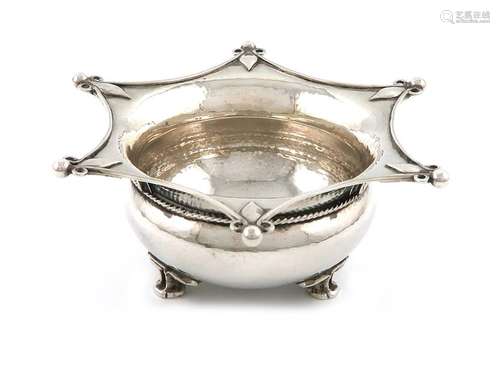 By Omar Ramsden, an Arts and Crafts silver bowl, L…