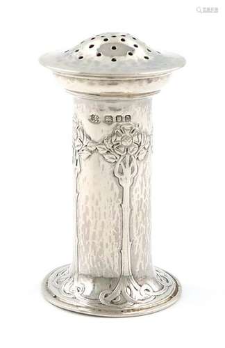 By Omar Ramsden, an Arts and Crafts silver pepper …