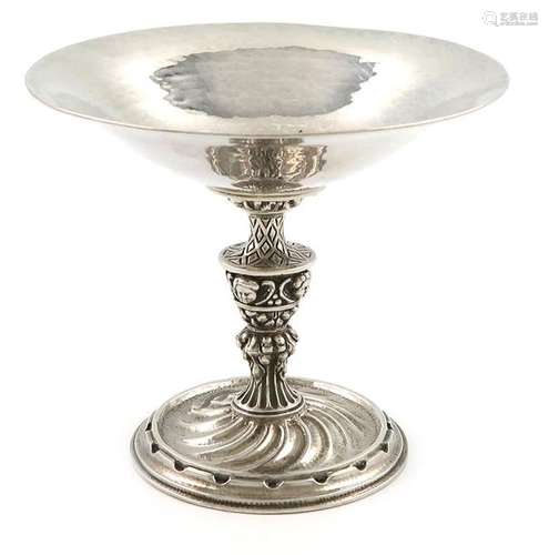 By Omar Ramsden, an Arts and Crafts silver tazza, …