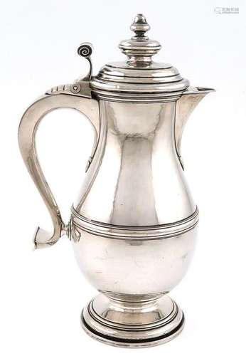 By H.G. Murphy, an Arts and Crafts silver beer jug…