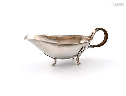 A Danish silver sauce boat, Copenhagen 1934, assay…