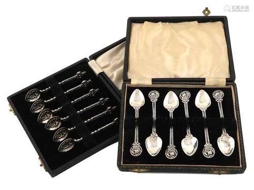 A set of six modern Scottish provincial silver cof…