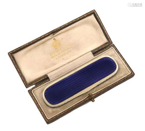 Retailed by Asprey and Co, a silver gilt and ename…