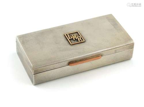 By Alfred Dunhill, a modern silver box, Birmingham…