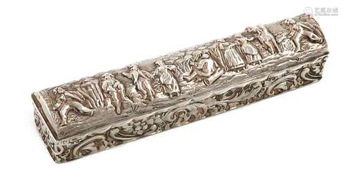 An Edwardian silver ring box, by Nathan and Hayes,…