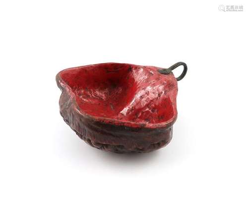 A 19th century root wood dipper cup, shaped form, …