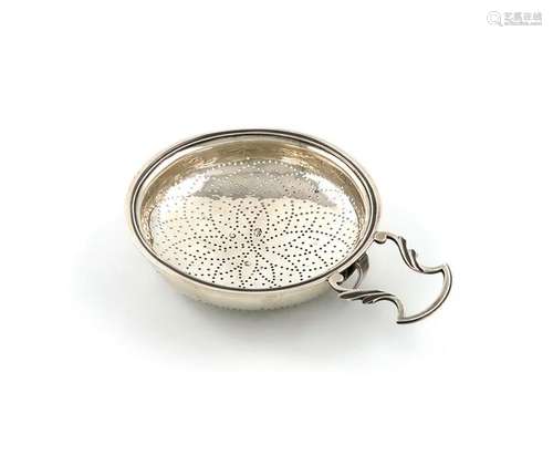 An 18th century silver lemon strainer, by Samuel H…