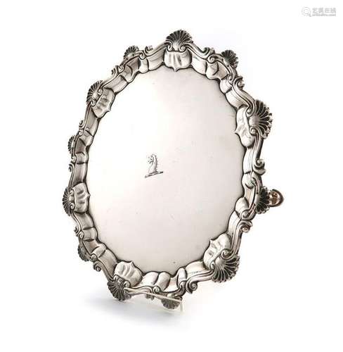 A George II silver salver, by Dorothy Mills, Londo…