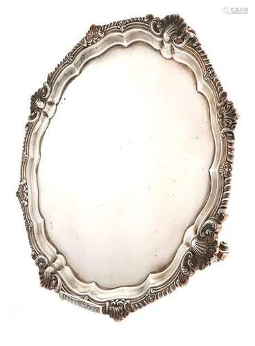 A silver salver, by the Harrison Brothers, London …