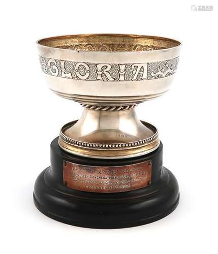 A silver gilt replica of a Tudor cup, by S. Blanck…