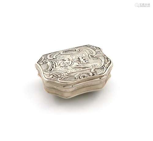 A George II silver snuff box, by Peter Wirgman, Lo…