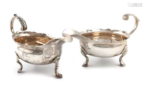 A George II silver cream boat, by Edward Wood, Lon…