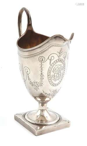 A George II silver cream jug, by Stephen Adams, Lo…