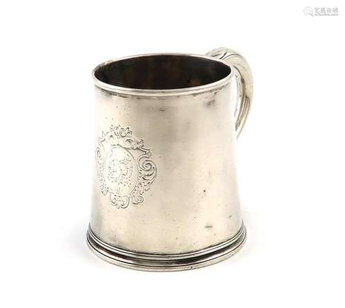 A George I silver mug, by Pierre Platel, London 17…