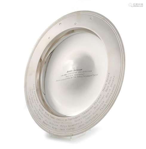 A modern presentation silver Armada dish, by Aspre…