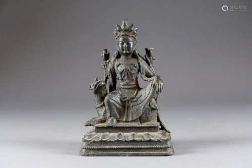 Simhanada Avalokiteshvara. Sitting, in the positio…