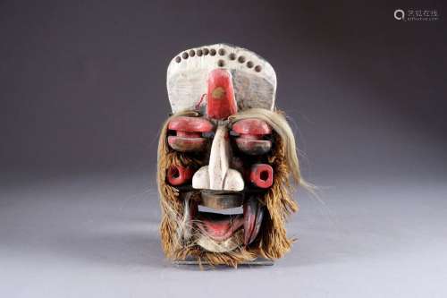 Gere mask. Carved and polychrome wood. Ivory Coast…