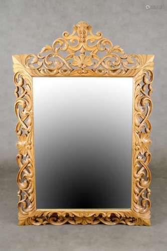 Mirror in the Louis XIV style. Fronton and wide fr…