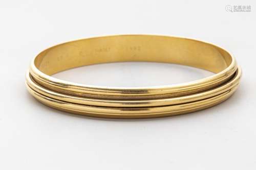 PIAGET. 18k yellow gold bracelet with two mobile b…