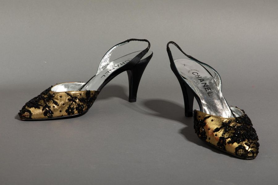 chanel evening shoes