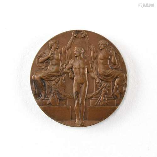 Stockholm 1912 Summer Olympics Bronze Winner's Medal