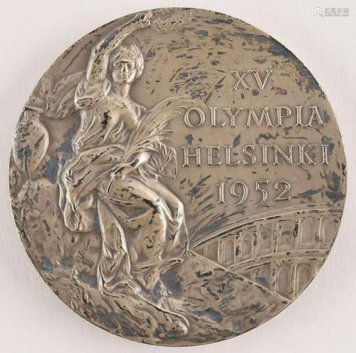 Helsinki 1952 Summer Olympics Silver Winner's Medal