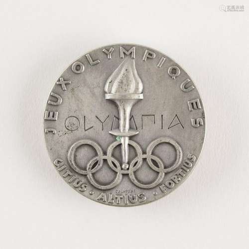 Stockholm 1956 Summer Olympics Silver Winner's Medal