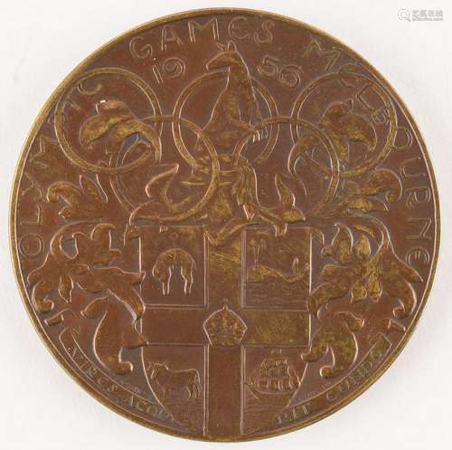 Melbourne 1956 Summer Olympics Participation Medal