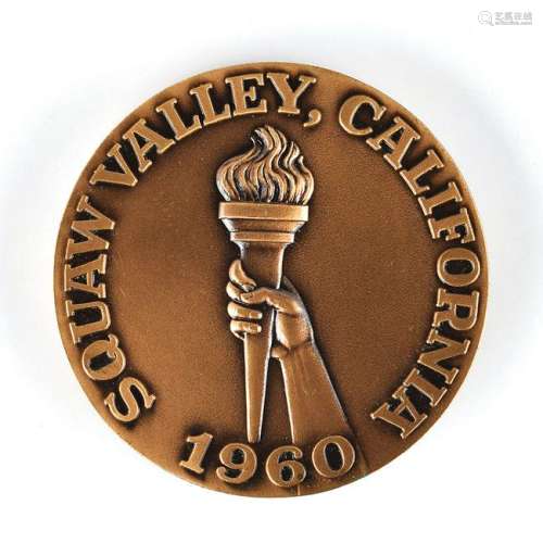 Squaw Valley 1960 Winter Olympics Participation Medal