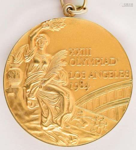 Los Angeles 1984 Summer Olympics Gold Winner's Medal