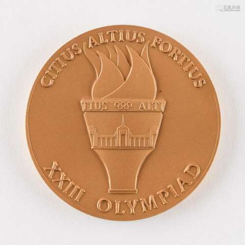 Los Angeles 1984 Summer Olympics Participation Medal