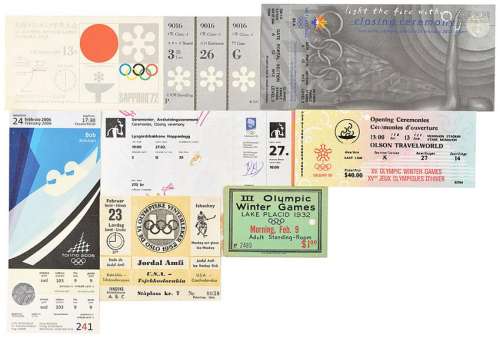 Winter Olympics Ticket Collection