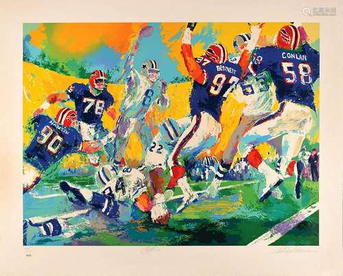 LeRoy Neiman and Troy Aikman