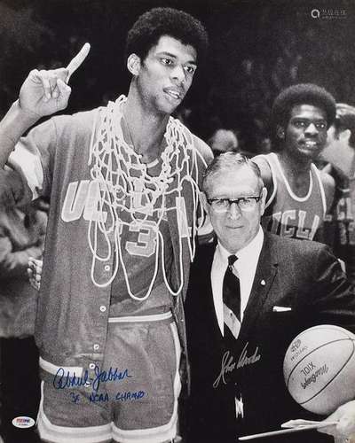 Kareem Abdul-Jabbar and John Wooden